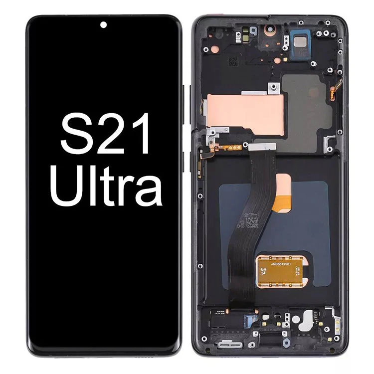 سیمسنگ گلیکسی ایس 21 الٹرا ایل سی ڈی ڈسپلے ٹچ اسکرین اسمبلی کی تبدیلی کے لئے